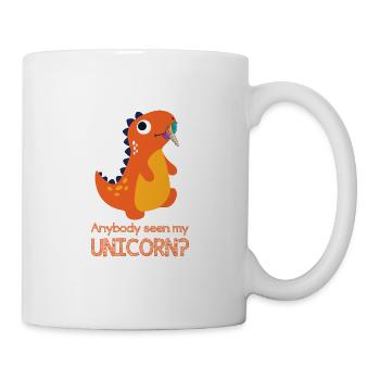 Unicorn DINO Shirt · Anybody · Gift - Mug - white - Right