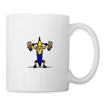 Stark und fit! - Tasse - Weiß - Rechts