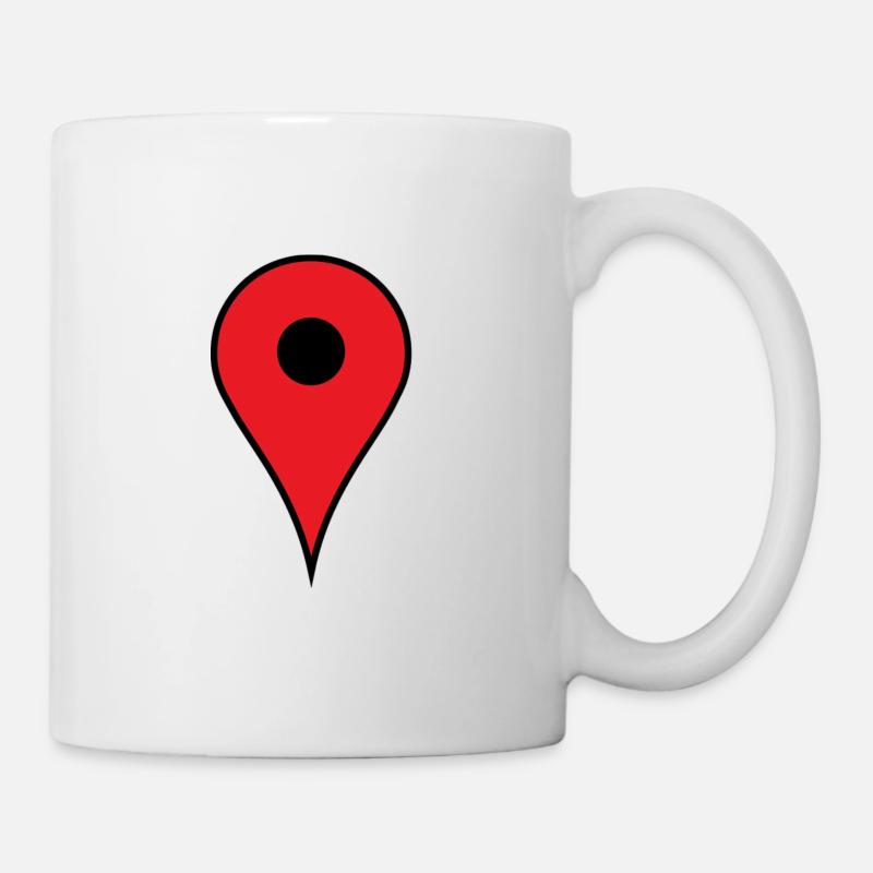 Funny Location Maps - Mug - white