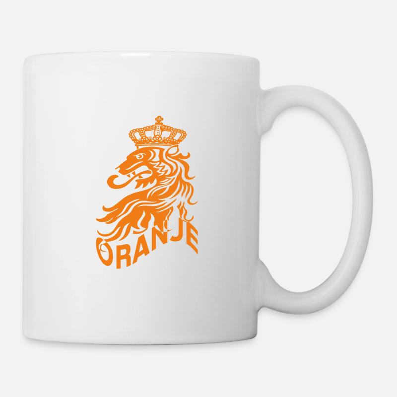 Dutch Lion - Dutch Lion - Orange - Left - Mug - white