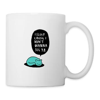 SLEEPING CAT - Mug - white - Right