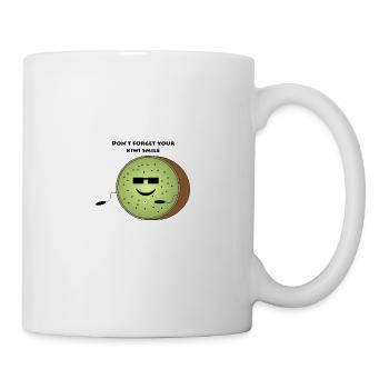 Kiwi sourire - Mug blanc - blanc - Droite