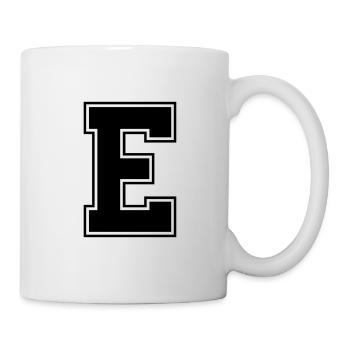 E - Tasse - Weiß - Rechts