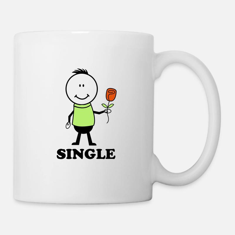 Liebhaber single - Tasse - Weiß