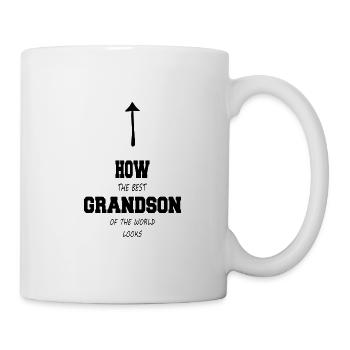 How the best grandson of the world - Mug - white - Right