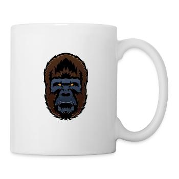 Gorilla Affe Primaten Gorilla 704 o - Tasse - Weiß - Rechts
