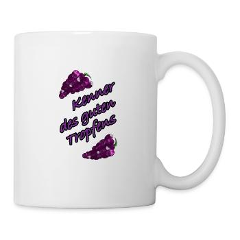 Connoisseur of the good drop grapevine - Mug - white - Right