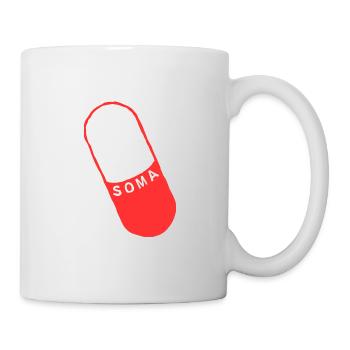 Soma Schöne neue Welt - Tasse - Weiß - Rechts