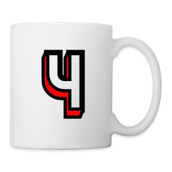 4 JAHRE,4. GEBURTSTAG,4 GEBURTSTAG,4 - Tasse - Weiß - Rechts