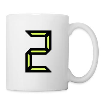 2. HAPPY BIRTHDAY. JOYEUX ANNIVERSAIRE. CHIFFRE - Mug blanc - blanc - Droite