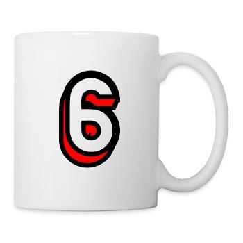 6. 6 YEARS. 6th ANNIVERSARY. BIRTHDAY 6 YEARS. SIX - Mug - white - Right