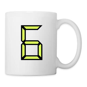 6. 6 YEARS. 6th ANNIVERSARY. BIRTHDAY 6 YEARS - Mug - white - Right
