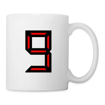 9 ANS. 9e ANNIVERSAIRE. ANNIVERSAIRE 9 ANS. 9 - Mug blanc - blanc - Droite
