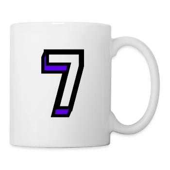 7. 7 YEARS. 7th ANNIVERSARY. BIRTHDAY 7 YEARS - Mug - white - Right