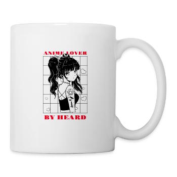 Anime lover by heard / Anime Otaku Manga - Mug - white - Right