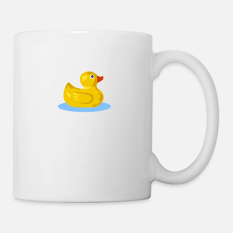 Ente - Tasse - Weiß