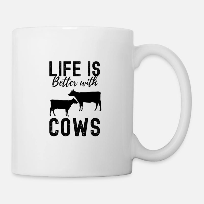 Vache - Mug blanc - blanc