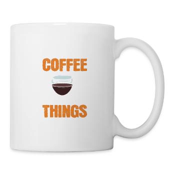 First I drink coffee lovers poison - Mug - white - Right