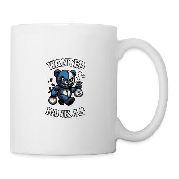 Wanted Bär - Tasse - Weiß - Rechts