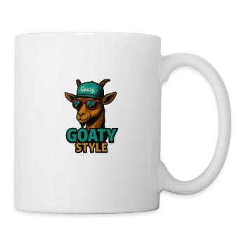 Style chèvre - Mug blanc - blanc - Droite