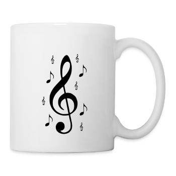 Music key - Mug - white - Right
