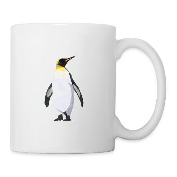 Pinguin - Tasse - Weiß - Rechts