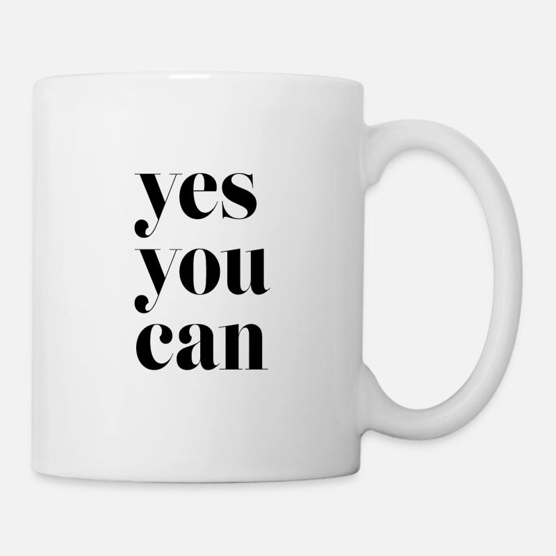 Yes you can - Mug - white