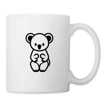 Koala - Tasse - Weiß - Rechts