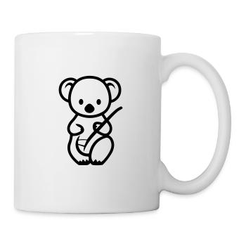 Koala - Tasse - Weiß - Rechts