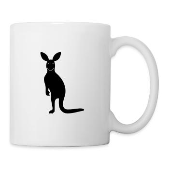 kangourou - Mug blanc - blanc - Droite