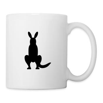 kangourou - Mug blanc - blanc - Droite