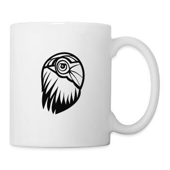 Papagei - Tasse - Weiß - Rechts