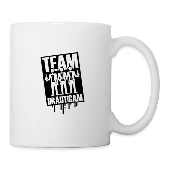 Team Bräutigam Polterhochzeit - Tasse - Weiß - Rechts