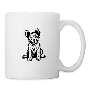 Yorkshire Terrier Dog - Mug - white - Right