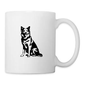 Australian Shepherd Dog - Mug - white - Right