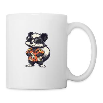Skunk Comic Holiday - Mug blanc - blanc - Droite