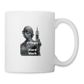 Héroïne infirmière : Travail acharné - Mug blanc - blanc - Droite