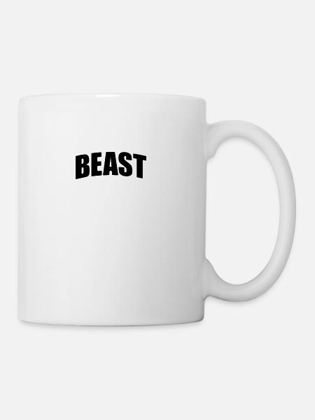 Beast Shirt - Shirt famille - Bff - meilleur ami - Mug blanc - blanc