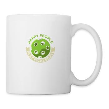 Happy People Play Pickleball - Tasse - Weiß - Rechts