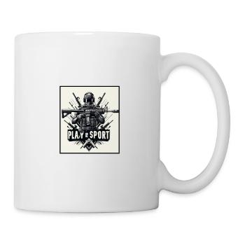 Play shooter - Tasse - Weiß - Rechts