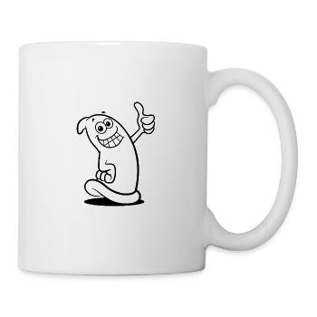 A condom figure - Mug - white - Right