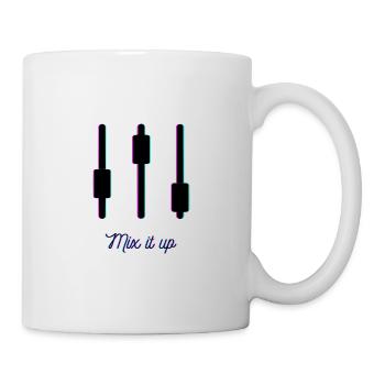 Mix It Up - Musik mixing - Tasse - Weiß - Rechts