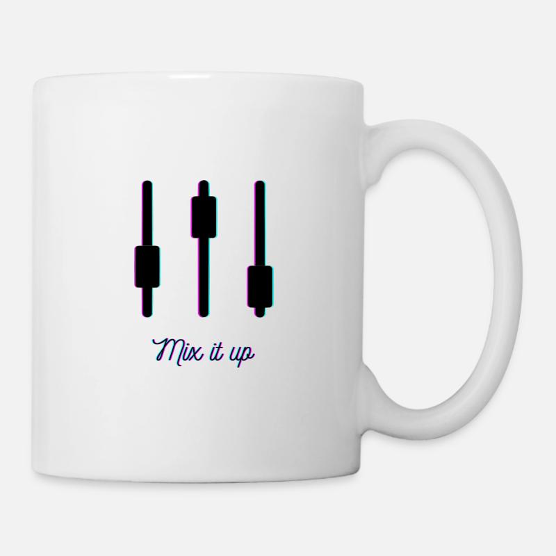 Mix It Up - musique mixage - Mug blanc - blanc