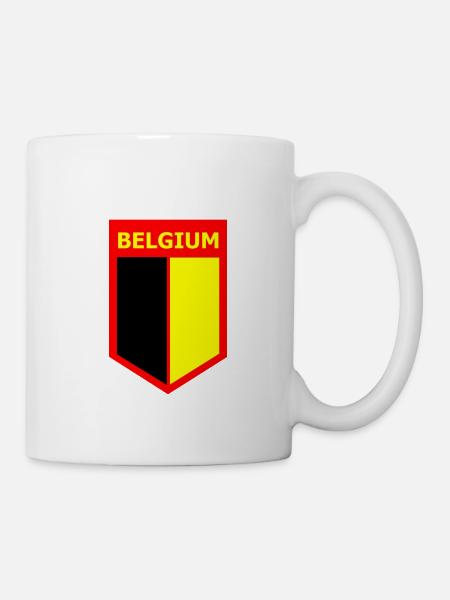 FLAG BELGIUM - Mug - white