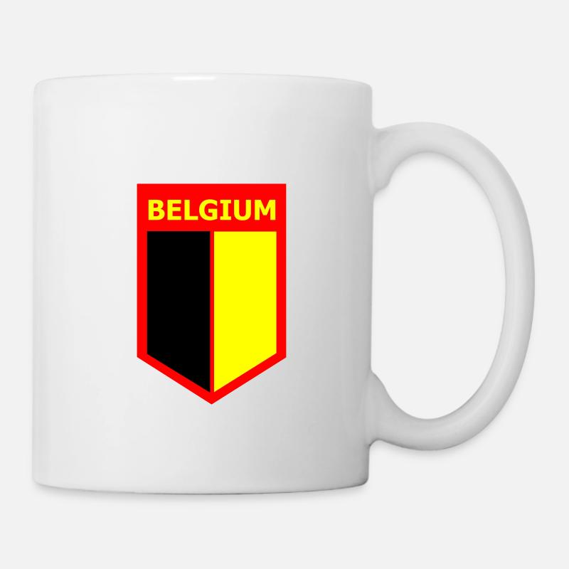 FLAG BELGIUM - Mug - white