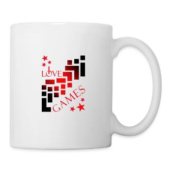 Gamer games - Tasse - Weiß - Rechts