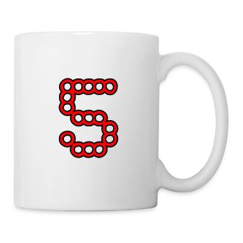 5. 5 YEARS. 5th ANNIVERSARY. 5 YEAR ANNIVERSARY - Mug - white - Right