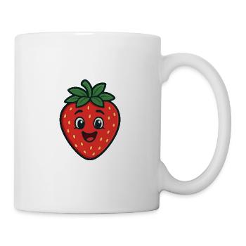 Happy Strawberry - Mug - white - Right