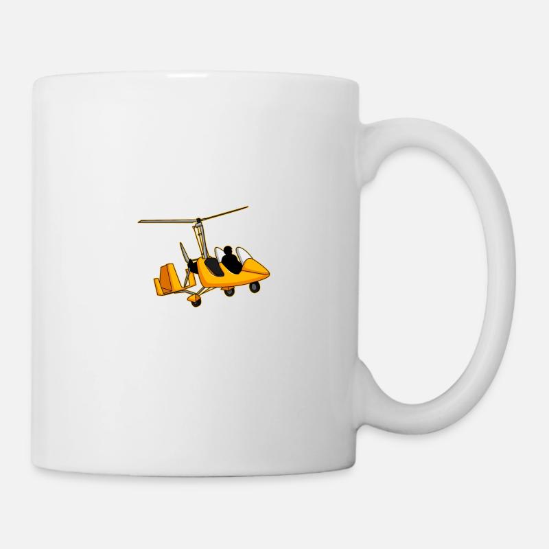 Tragschrauber Gyrocopter Gyrokopter - Mug blanc - blanc