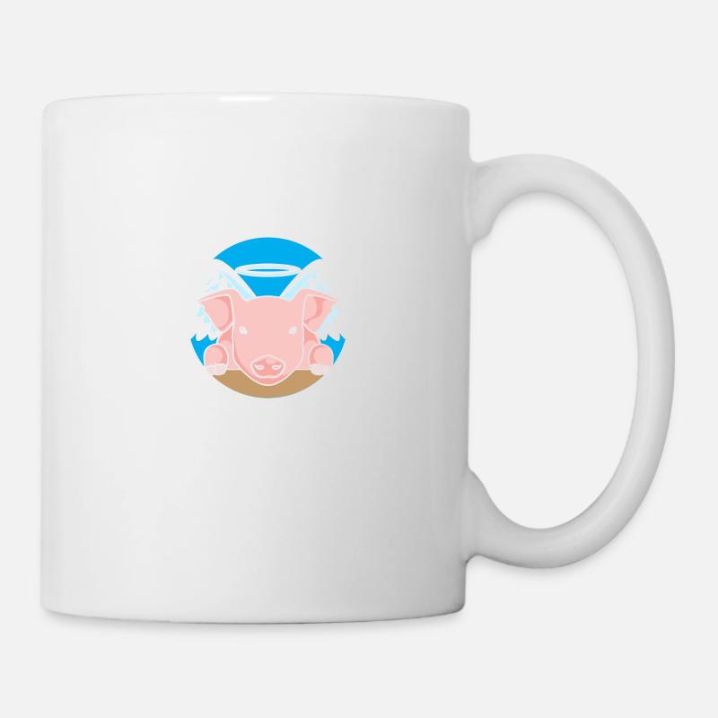 Angel Winged Piglet - Tasse - Weiß